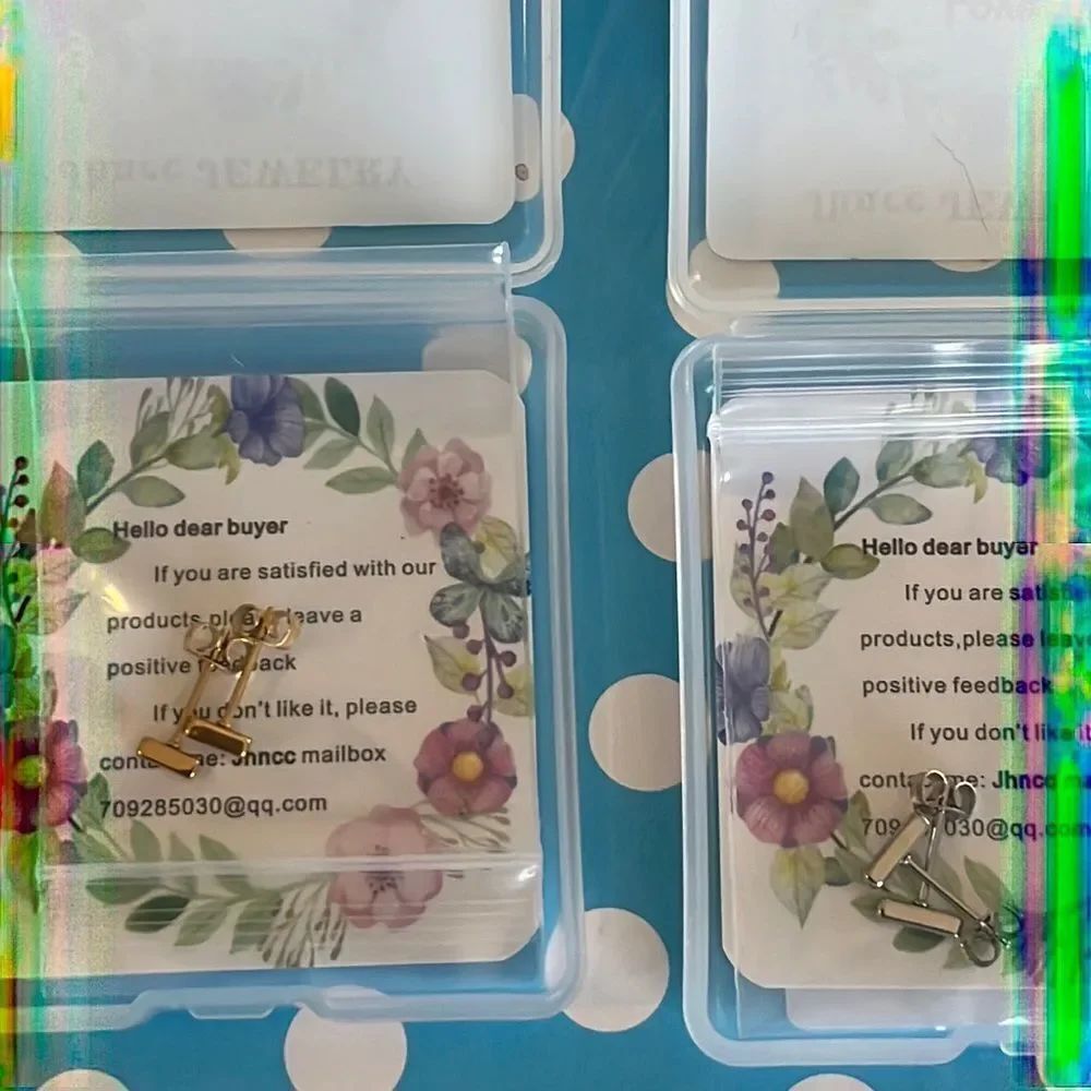 2 Pairs of Bar Earrings